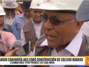 Construcción del colegio de Huando: Del dicho al hecho, hay mucho trecho.