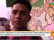 Ingenieros de EMAPACH se reunieron con la población para justificar el desvió de las agua a Pampa Libre.