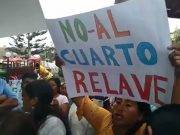 HUARAL: Pobladores al grito de «No al cuarto relave» exigen que se respeten sus derechos.
