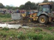 Pobladores de la localidad de Túpac protestan ante el inminente desvió de sus aguas a Pampa Libre.