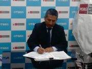 Se sella convenio con OTASS para financiar proyecto de mejoramiento de los servicios en Huacho, Végueta y Sayán.