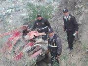 LAMENTABLE: Camioneta de la Municipalidad de Oyón cae a un abismo y deja como saldo un muerto