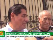 Congresista Percy Alcalá estuvo en Huaral y habló sobre problemas de seguridad, Mega Puerto entre otros temas