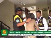 Huaral: Delincuente es capturado cuando robaba almacén