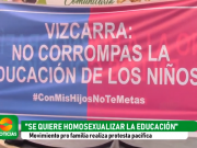 HUARAL: Movimiento pro familia realiza protesta pacífica “Con Mis Hijos No Te Metas”