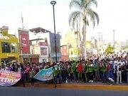 Mototaxistas en pie de lucha contra Gerente de Transporte realizaron protesta en Plaza de Armas de Huaral