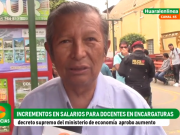 HUARAL: Buenas noticias para el sector educación. Se aumentarán salarios para docentes en encargaturas.