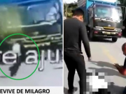 CHANCHAMYO: Anciano es atropellado por camión y transeúntes aprovechan para robarle