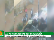 HUARAL: ¡Mucha atención! Así es como actúa el personal de fiscalización en una de las principales calles de la provincia.