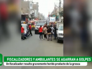 HUARAL: ¡De nunca acabar! Fiscalizadores y ambulantes se agarran a golpes en pleno operativo