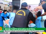 HUARAL: ¡Terrible! Hombre recibe fuerte descarga eléctrica en fábrica de Jecuán