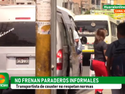 Es el pan de cada día en Huaral: No frenan paraderos informales y no hay solución alguna