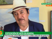 Reconocido artista Miguel Brenner exhibe colección de pinturas por el Aniversario de Huaral