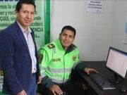Municipalidad Distrital de Aucallama entrega de equipo de cómputo a la comisaría del distrito