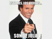 Los mejores memes de Julio Iglesias para el mes de julio