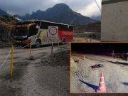 Bus que cubría la ruta Lima – Oyon – Yanahuanca atropella a pasajero que sacaba su equipaje