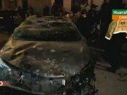 Jóvenes sufren accidente de tránsito cuando trasladaban a un herido al hospital.