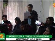 Presidente de C.P. “Cerro La Culebra” cuestiona Mesa de Trabajo