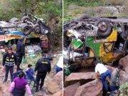 Identifican a cinco primeras víctimas de fatal accidente en Cusco que dejó 23 muertos
