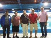 Directivos del Club Social Huaral aperturan piscina para temporada Verano 2020.