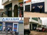 Cierran varios locales que realizarían venta ilegal de gas doméstico e industrial