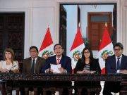 Presidente Vizcarra anuncia postergación de clases escolares hasta 30 de marzo.
