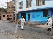 Empresa “Fundo Santa Patricia” puso a disposición 8 tractores para fumigación de la ciudad de Huaral fumigacion huaral coronavirus
