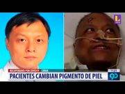 Pacientes cambian su pigmento de piel por el coronavirus VIDEO