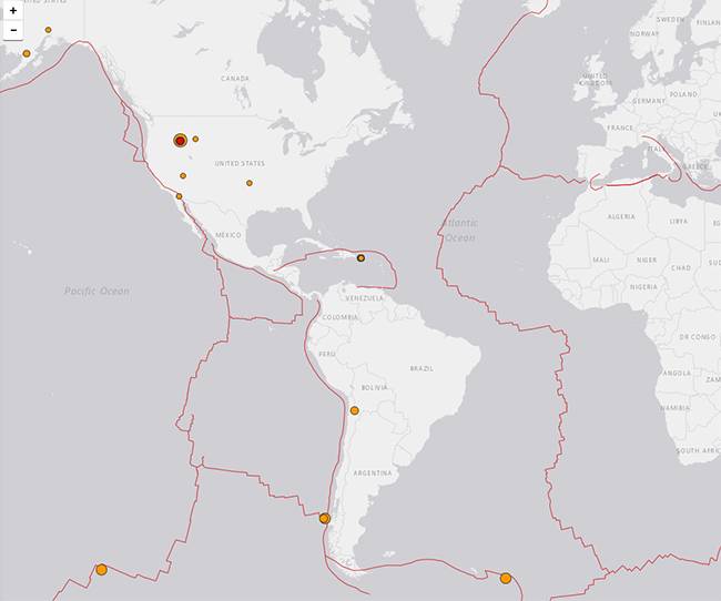 Ultimos terremotos