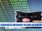 LAMENTABLE: Delincuentes cibernéticos robaron casi un millón de soles de Bono Universal .