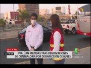ATU Y MTC evalúan medidas tras observaciones de Contraloría por desinfección de buses