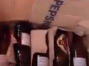 Ronderos decomisan cerveza que era escondida en cajas de cartón para su comercio