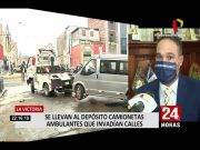 Se llevan al deposito «camionetas ambulantes» que invadían calles de la Victoria
