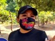 Marisol superó coronavirus y ahora trabaja en su chacra cultivando limones