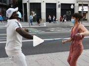 Peruano Juan Diego ‘Timbera’ causa furor en calles de Madrid al mostrar cómo se baila la salsa con distancia social (VIDEO)