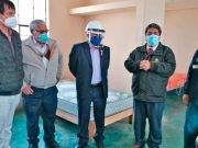 Supervisan centro de aislamiento temporal en Huaral con 100 camas para atención de pacientes con Covid-19