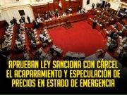 Congreso: Aprueban por insistencia ley que sanciona con cárcel la especulación y acaparamiento