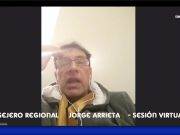 Consejero Arrieta pide Sesión Extraordinaria, con carácter de urgente, para ver el tema de Salud y caso del gobernador