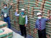 Adquieren más de 88 mil bolsas de cemento para el mantenimiento de canales de riego a nivel regional