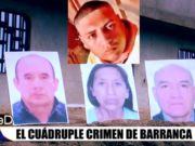 Uno de los autores cayó y confesó su participación en el cuádruple homicidio en Barranca