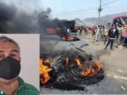 El jueves 3 manifestantes contra Ley Agraria incendiaron su vehículo y quedó reducido a cenizas