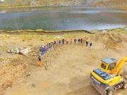 Con inversión de más de 3 millones de soles, GOREL construye represa Garupata en Oyón