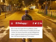 Toque de queda de 10 p.m. a 4 a.m. regirá hasta el 17 de enero en 11 regiones