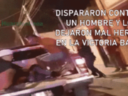 Ayer desconocidos dispararon contra un hombre y lo dejaron mal herido en la Victoria Baja