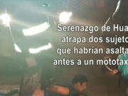 Serenazgo de Huaral atrapa dos sujetos que habrían asaltado antes a un mototaxista