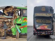 Más de 30 heridos tras triple choque en carretera panamericana.