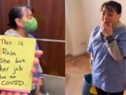 Vecinos sorprenden a mujer pagándole dos años de alquiler de departamento