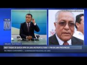 Chavarría considera muy drástica la medida del confinamiento para nuestra región (TV Perú, Canal N y ATV)