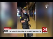 Barranca: Joven fue detenido por finge ser policía para salir en toque de queda