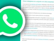 WhatsApp informa que no compartirá datos con Facebook este 8 de febrero